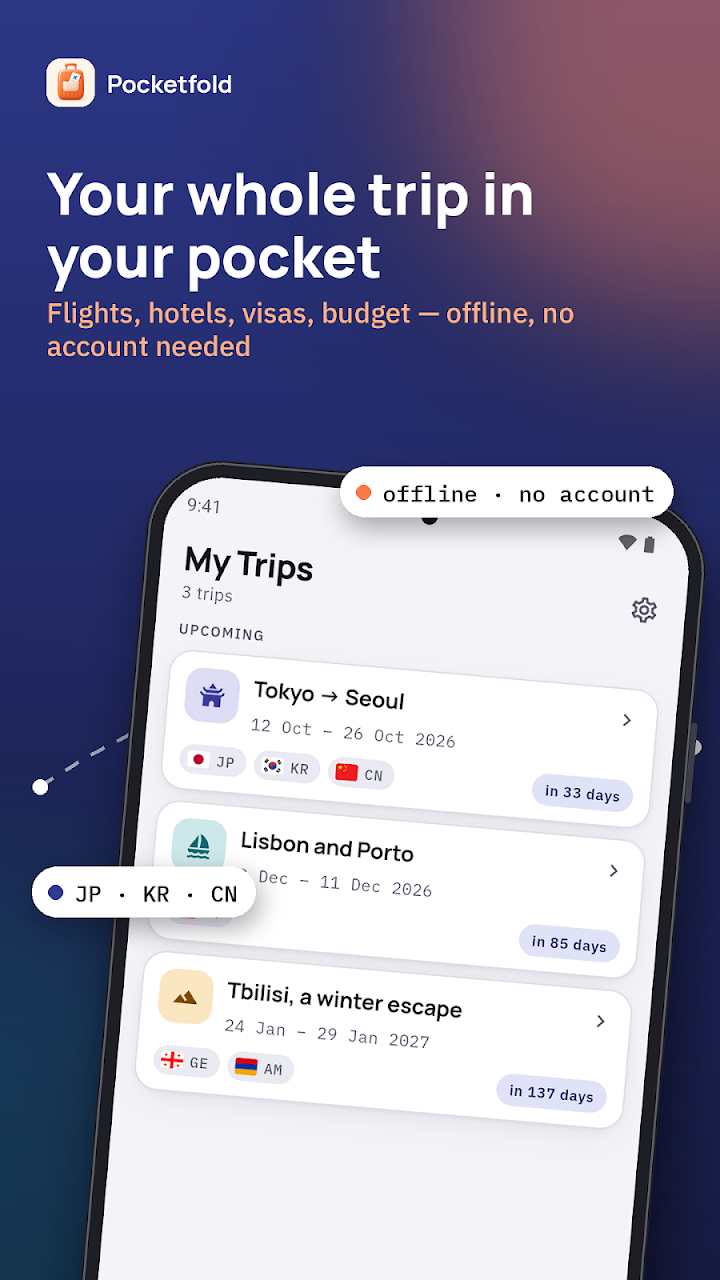 Pocketfold — Screenshots 1